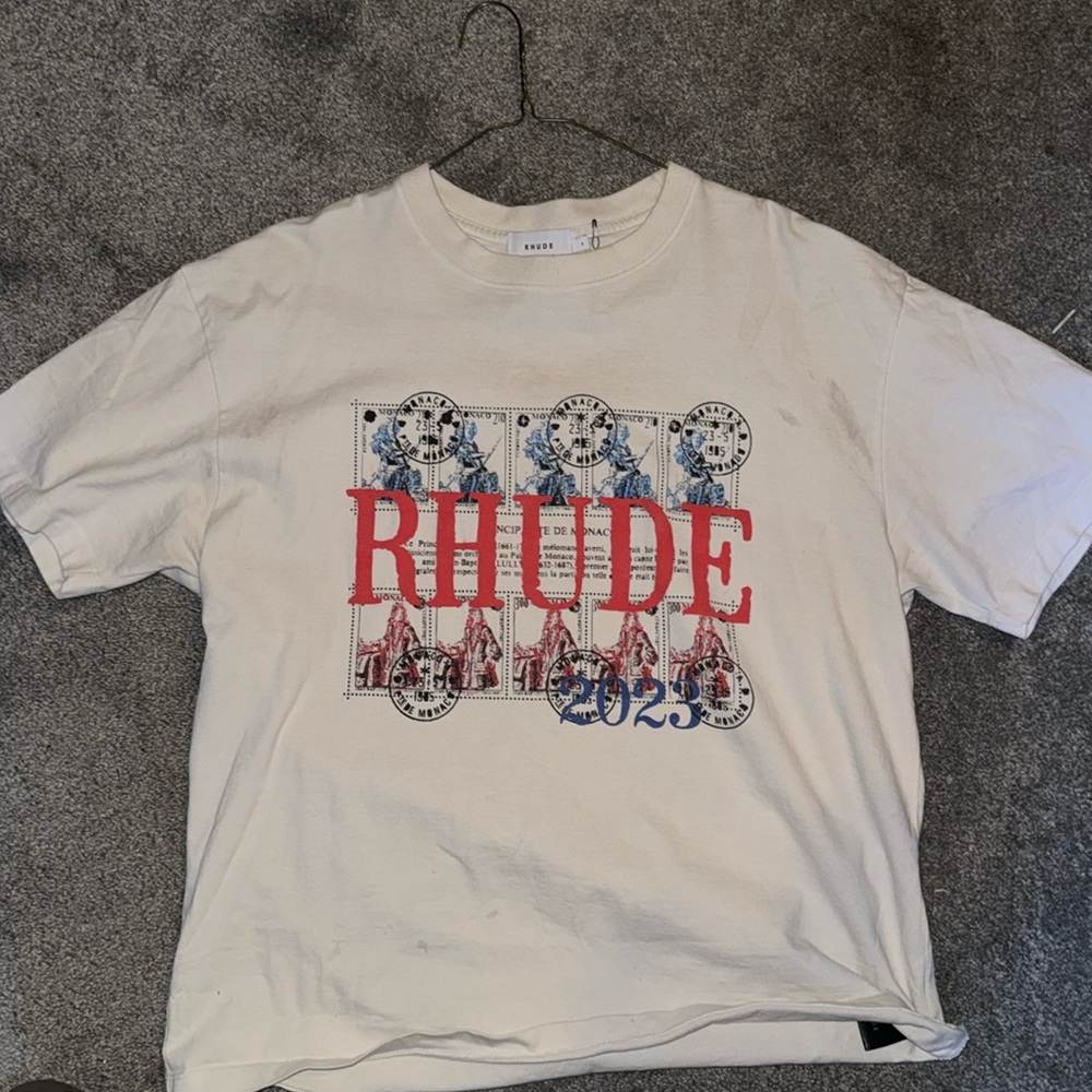 Rhude shirt slightly worn